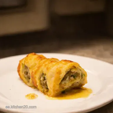 Rollo de Zanahoria Relleno Receta F&aacute;cil y Saludable Tarjeta de receta