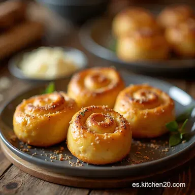 Rollos de Canela sin Gluten Melosos Esponjosos y F&aacute;ciles Tarjeta de receta