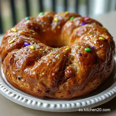 Rosc&oacute;n de Reyes: Receta Aut&eacute;ntica, Sabor a Azahar y Textura Perfecta Tarjeta de receta