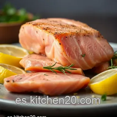 Salm&oacute;n a la Plancha &iexcl;Perfecto y Jugoso! Receta F&aacute;cil Tarjeta de receta