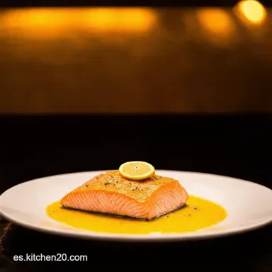 Mi Secreto Receta Salmon al Horno con Lim&oacute;n Jugoso Tarjeta de receta