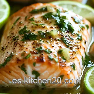 Salm&oacute;n al Horno: Receta F&aacute;cil con Lim&oacute;n y Hierbas Tarjeta de receta