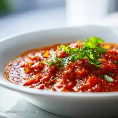 Salsa Arrabbiata Casera en 25 Minutos: Receta Italiana Aut&eacute;ntica Tarjeta de receta