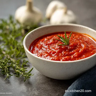 Salsa Arrabbiata para Pasta: Cocci&oacute;n 15 Min Tarjeta de receta