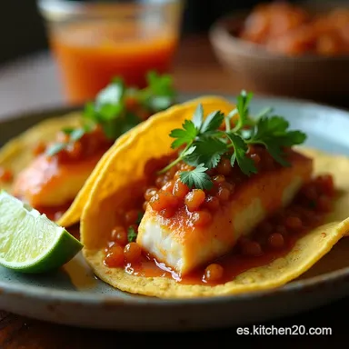 Receta Salsa Cremosa de Chipotle y Lima para Tacos de Pescado Tarjeta de receta
