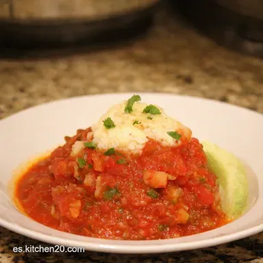 Salsa Criolla F&aacute;cil Sabor de Louisiana en tu Cocina Tarjeta de receta