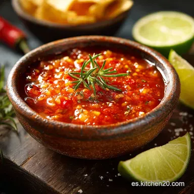 Salsa de Ajo y Chile: Receta F&aacute;cil de Salsa Casera Potente y Crujiente Tarjeta de receta