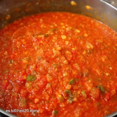 Salsa de Chile de &Aacute;rbol El Picor que Enamora Tarjeta de receta