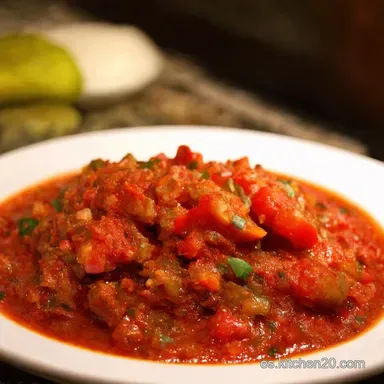 Salsa de Chile Hatch Asada Aut&eacute;ntica Recipe Tarjeta de receta