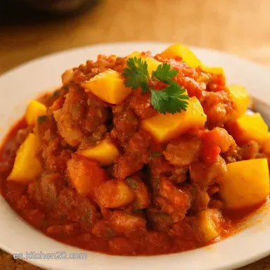 Salsa de Mango Asado Casera Tu Nuevo Vicio Tropical Tarjeta de receta