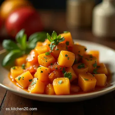 Salsa Picante de Habanero Receta con Mango Asado Chef Experto Tarjeta de receta