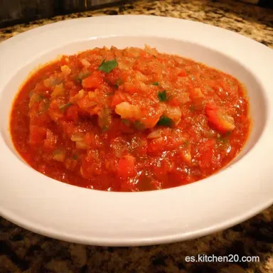Salsa Ranchera Aut&eacute;ntica El Toque Secreto de mi Abuela Tarjeta de receta