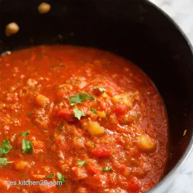 Salsa Ranchera Casera Receta F&aacute;cil y Picante Tarjeta de receta