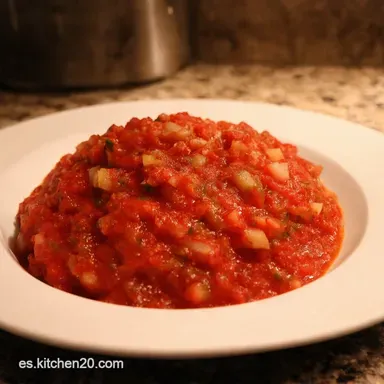 Salsa Roja Casera El Sabor Secreto de mi Abuela Tarjeta de receta