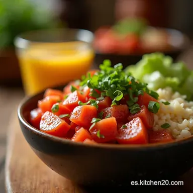 Poke Bowl Sauces Aut&eacute;nticas y Deliciosas Recetas F&aacute;ciles Tarjeta de receta