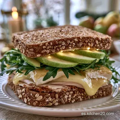 Sándwich de Pavo y Manzana con Brie Tarjeta de receta