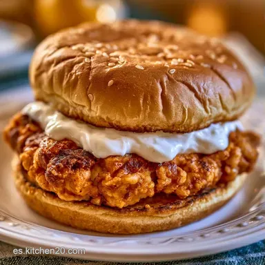 S&aacute;ndwich de Pollo en 20 Minutos Tarjeta de receta