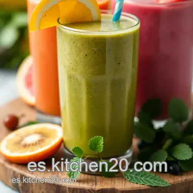 Smoothies Tropicales: &iexcl;Mi Secreto Energizante! Tarjeta de receta