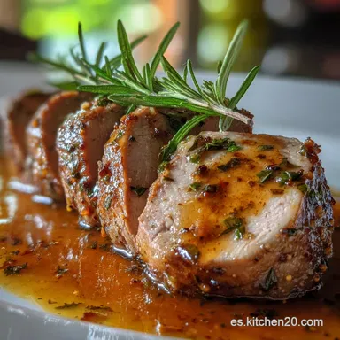 Solomillo de cerdo en salsa rápida: Receta Casera Jugosa