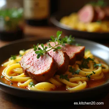 Solomillo de Cerdo Manejado El truco del chef para un lomo jugoso Tarjeta de receta