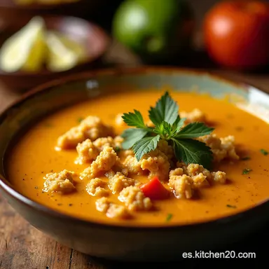 Sopa de Tortilla de Pollo La Receta Secreta de Abuela Tarjeta de receta