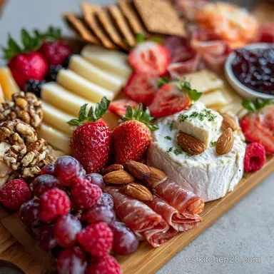 Tabla de charcuter&iacute;a Party-Ready con Bocados Intensos Tarjeta de receta