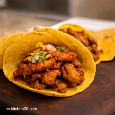 Tacos al Pastor Receta El Sabor Aut&eacute;ntico en Casa Tarjeta de receta