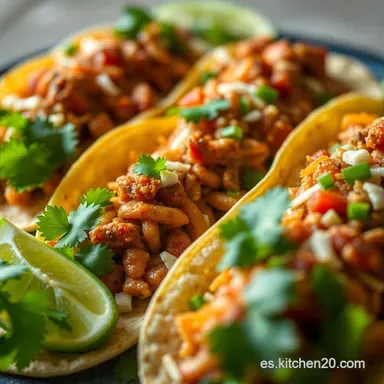 Tacos Saludables y R&aacute;pidos: &iexcl;Mi Secreto para una Cena Mexicana Express! Tarjeta de receta