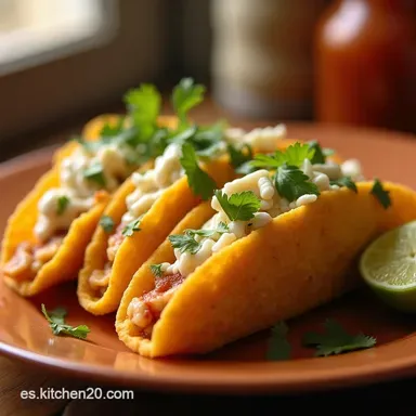 Tacos Dorados de Papa Receta Secreta de la Abuela Tarjeta de receta