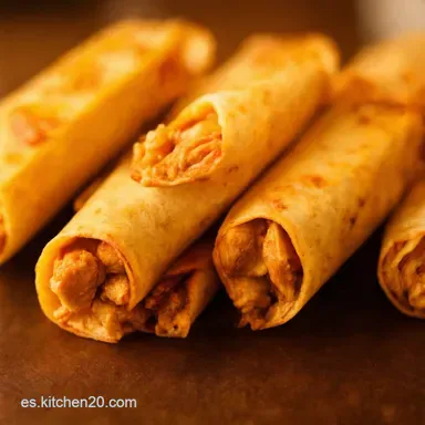 Taquitos de Pollo Caseros La Receta Crujiente Que Amas Tarjeta de receta