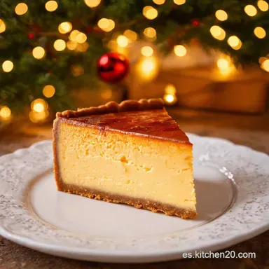 Tarta de Queso Turr&oacute;n La Receta Cremosa M&aacute;s Navide&ntilde;a Tarjeta de receta