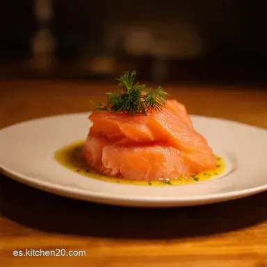 Tartar de Salm&oacute;n F&aacute;cil Listo en 10 Minutos Ol&eacute; Tarjeta de receta