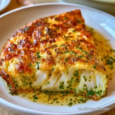 Tortilla de Bacalao para 4 Personas Tarjeta de receta
