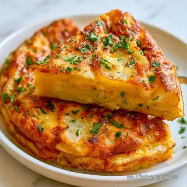 Tortilla de Patatas de Abuela Jugosa Tarjeta de receta