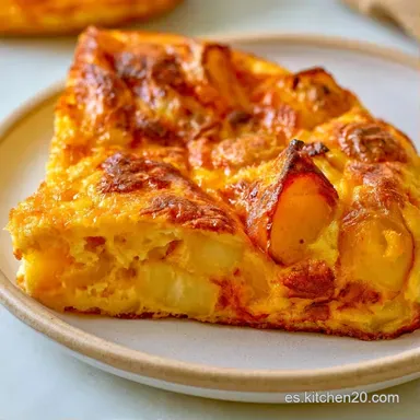 Receta de Tortilla Española para 4 Tarjeta de receta