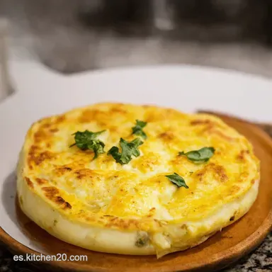Tortilla de Patatas Vegana Receta F&aacute;cil y Sin Huevo Tarjeta de receta