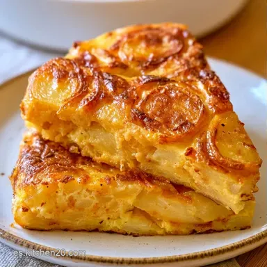 Tortilla Española Cremosa Tarjeta de receta