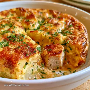 Tortilla Rellena Serranito en 45 Minutos Tarjeta de receta