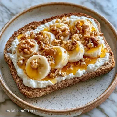 Tostadas con Ricotta en 5 Minutos Tarjeta de receta