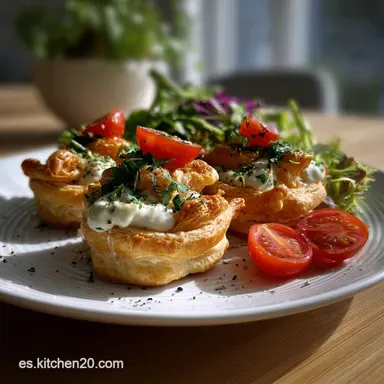 Volovanes Rellenos: Crujientes y Aterciopelados Tarjeta de receta