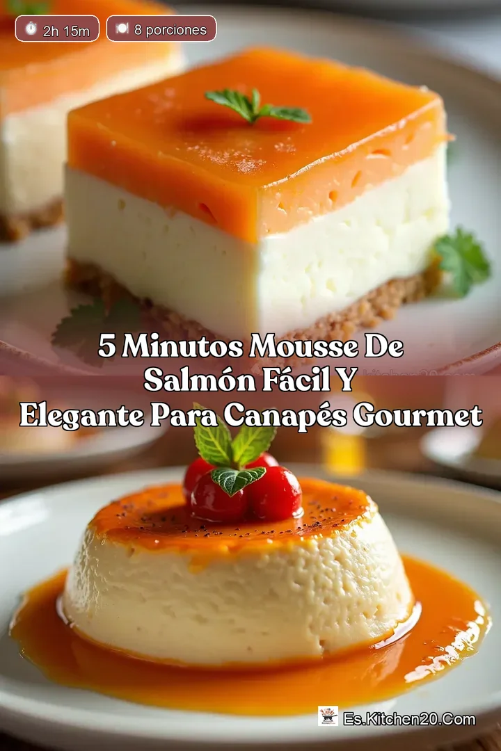 5 Minutos Mousse de Salm&oacute;n F&aacute;cil y Elegante para Canap&eacute;s Gourmet