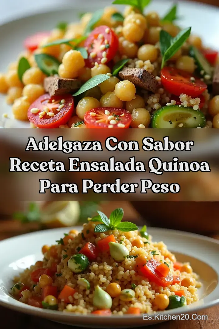 Adelgaza Con Sabor Receta Ensalada Quinoa para Perder Peso