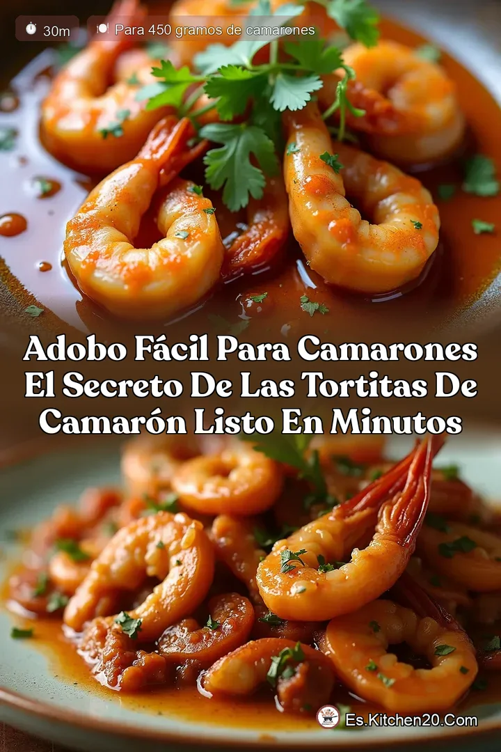 Adobo F&aacute;cil para Camarones El Secreto de las Tortitas de Camar&oacute;n Listo en Minutos
