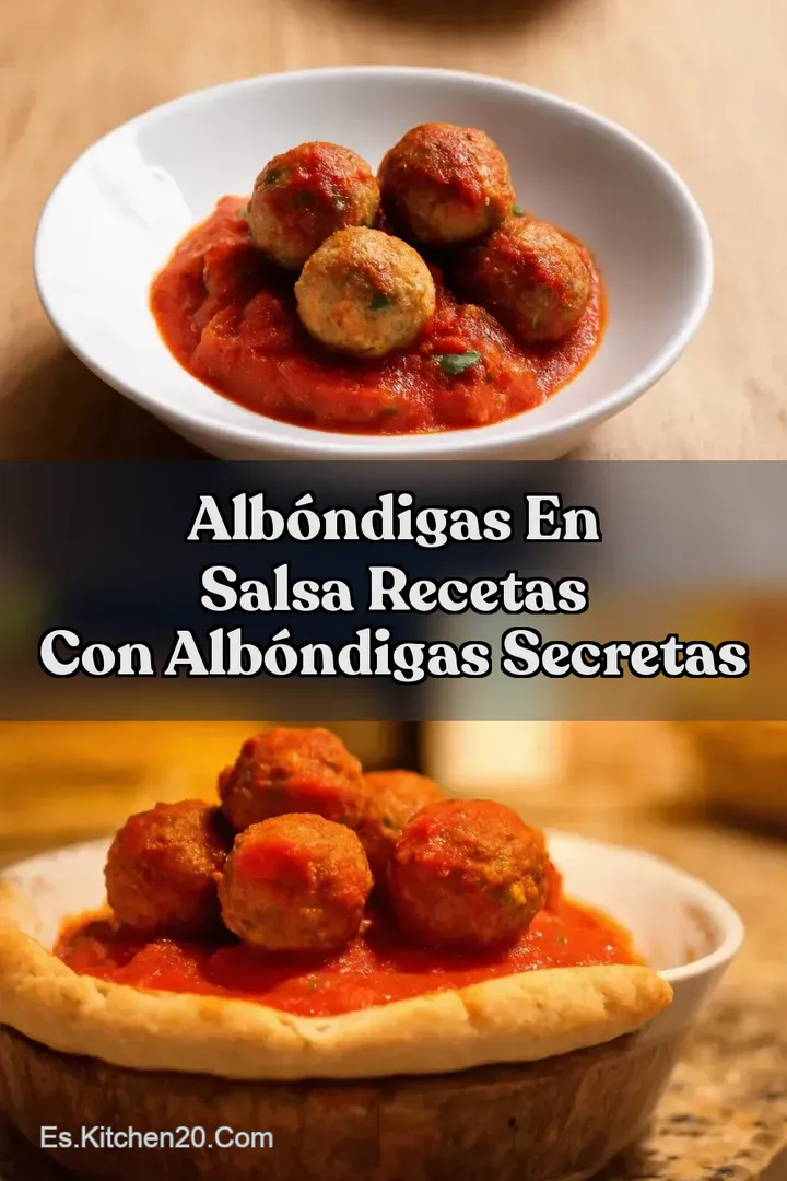 Alb&oacute;ndigas en Salsa Recetas con Alb&oacute;ndigas Secretas