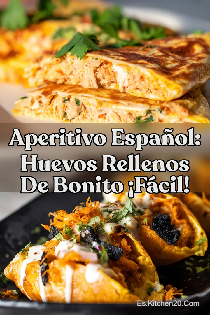 Aperitivo Espa&ntilde;ol: Huevos Rellenos de Bonito &iexcl;F&aacute;cil!