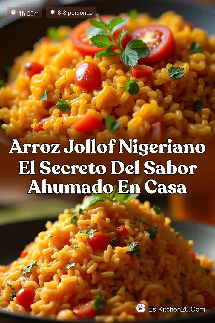 Arroz Jollof Nigeriano El Secreto del Sabor Ahumado en Casa