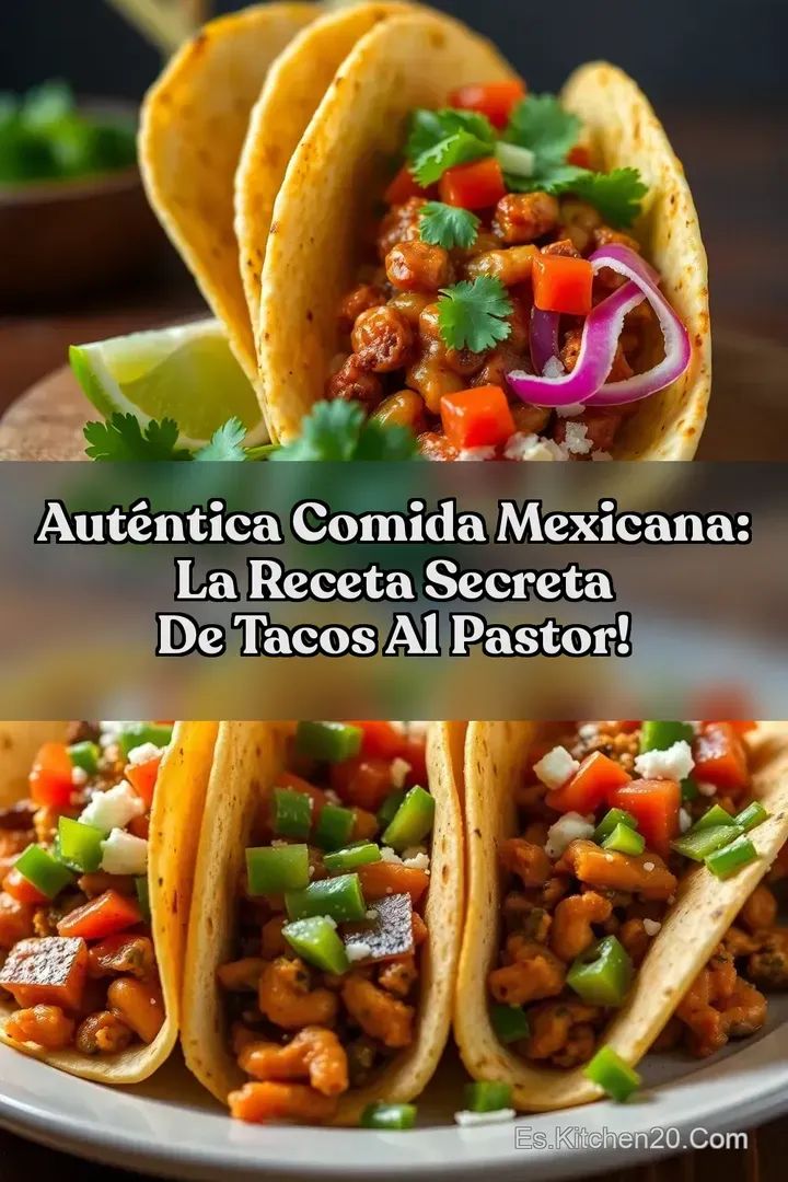 Aut&eacute;ntica Comida Mexicana: La Receta Secreta de Tacos Al Pastor!