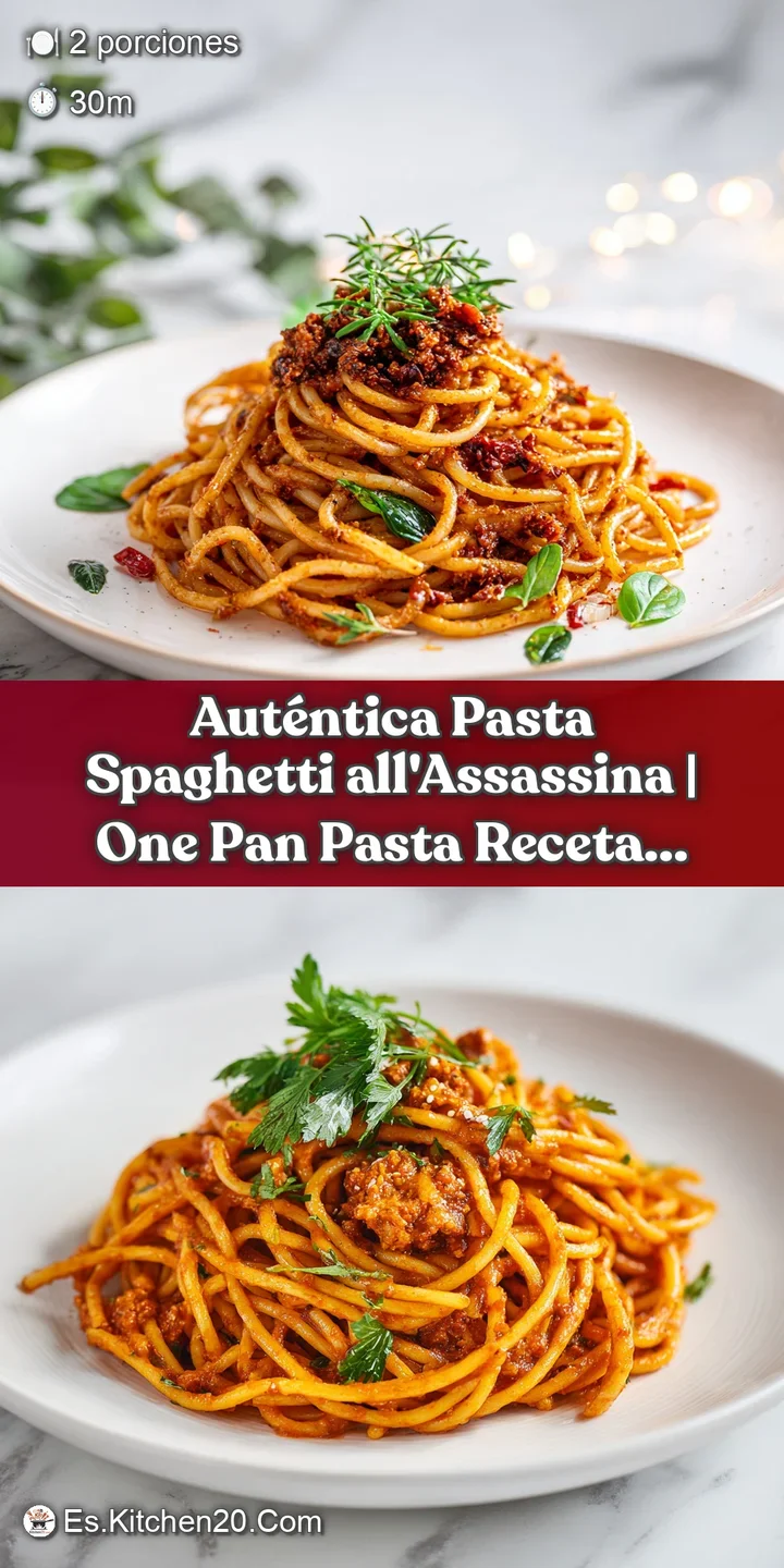 Close-up of perfectly crisp, slightly charred spaghetti, coated in a rich, spicy tomato-based sauce.