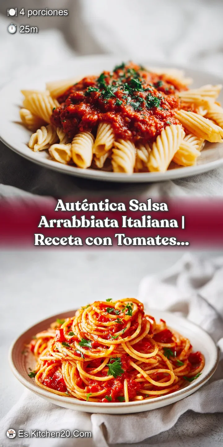 Close-up of glossy, fiery red arrabbiata sauce coating tender pasta, inviting a bite.