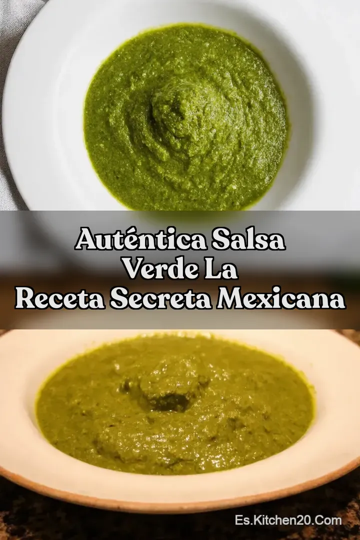 Aut&eacute;ntica Salsa Verde La Receta Secreta Mexicana